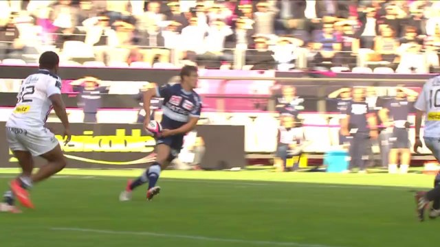 TOP14 - Stade Français-Racing: Essai Alexandre Dumoulin (RAC) - J9 - Saison 2014/2015