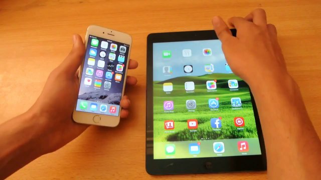 iPhone 6 iOS 8 vs iPad Air iOS 7 Apps Opening Speed Test
