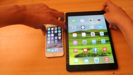 iPhone 6 iOS 8 vs iPad Air iOS 7 Which is Faster?