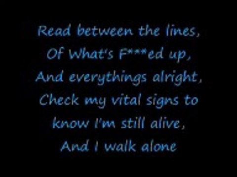 Boulevard of Broken Dreams by Green Day Lyrics
