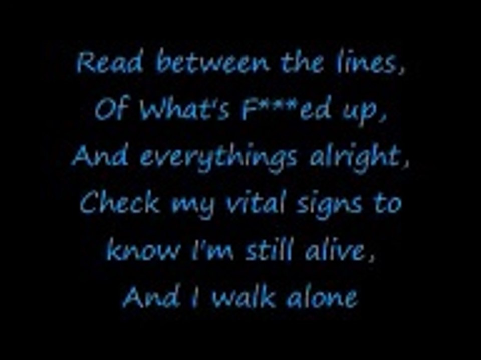 Boulevard of Broken Dreams by Green Day Lyrics