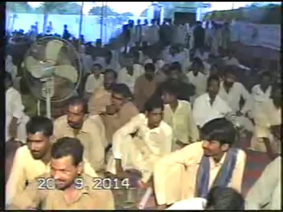 Hub-e-Ali Salana Majlis (20 Sep 2014) at Basti Mehmoodaywala (2 of 2) Near Kukkarhatta (Kabirwala)