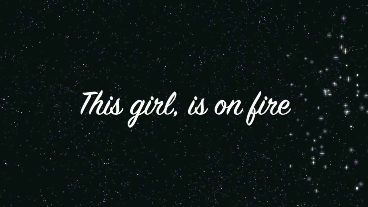 Girl on fire ( Lyrics ) Alicia Keys feat. Nicki Minaj ♥_youtube