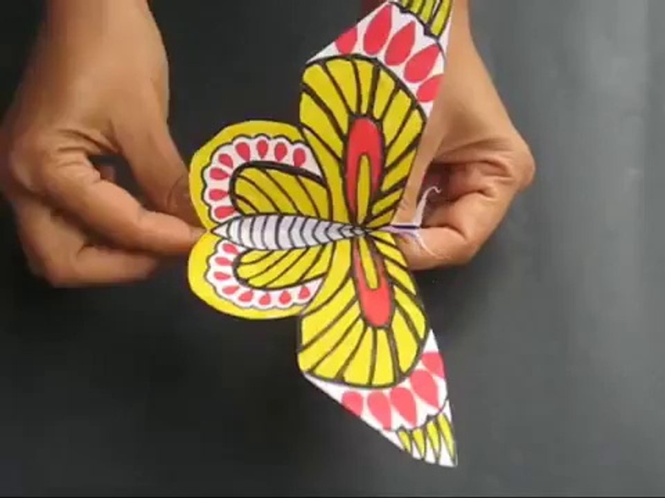 Flapping Paper Butterfly
