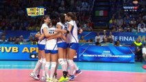 ITALY 1X3 CHINA SET 1 - SEMIFINALS - MILANO - VOLLEYBALL WOMEN'S WORLD CHAMPIONSHIP ITALY 2014