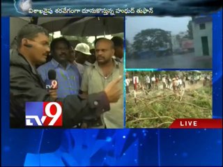 Beach erosion in East Godavari