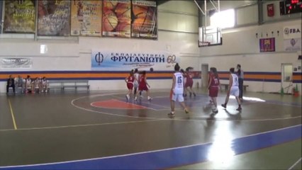 Ηighlights κορασίδων ΕΚΠ Φρυγανιώτη - Μ. Αλέξανδρος Καλοχωρίου