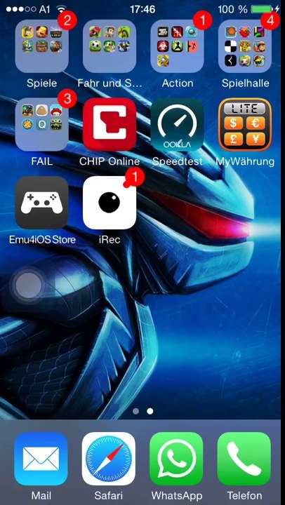 iPhone Aufnahmeprogramm ios 7-8, ohne Jailbreak!!!!