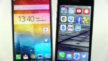 Samsung Galaxy Alpha vs Apple iPhone 5S comparison