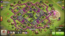 Clash Of Clans FR ATTAQUE 37 trophees pour 2 etoiles et 50 abo et new clan