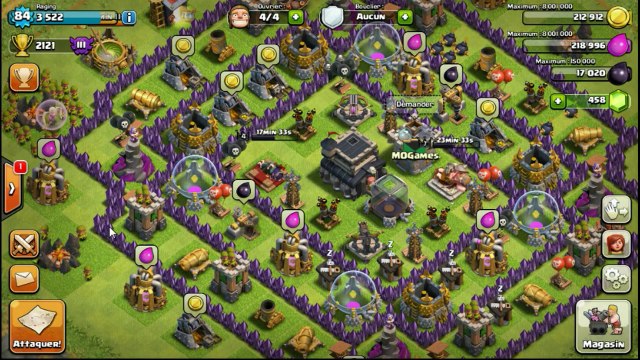 Clash Of Clans FR CLANS attaque full sorcier de le big boss