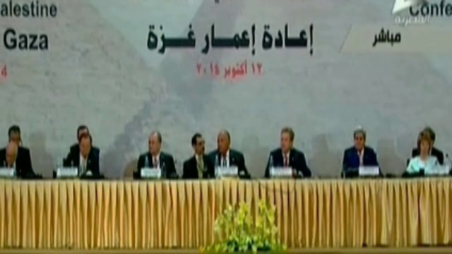 كلمة بان كي مون خلال مؤتمر إعادة إعمار غزة بالقاهرة