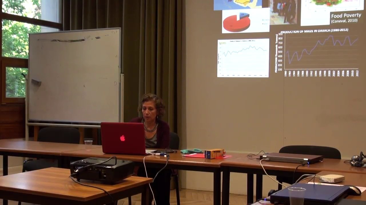 Elena Lazos. L' introduction du mais transgénique au Mexique. Considérations socio-économiques et culturelles pour la prise des décisions sur les OGM dans 4 régions mexicaines. Réunion thématique AGTER du 16 mai 2014