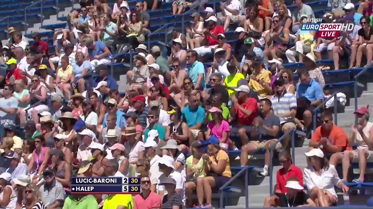 US Open 2014 - Lucic-Baroni vs. Halep