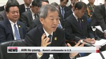 Amb. Ahn S. Korea and U.S. exchange information on THAAD but no discussions of deployment