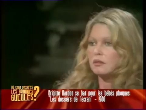 Brigitte Bardot défend les bébés phoques - 1980-