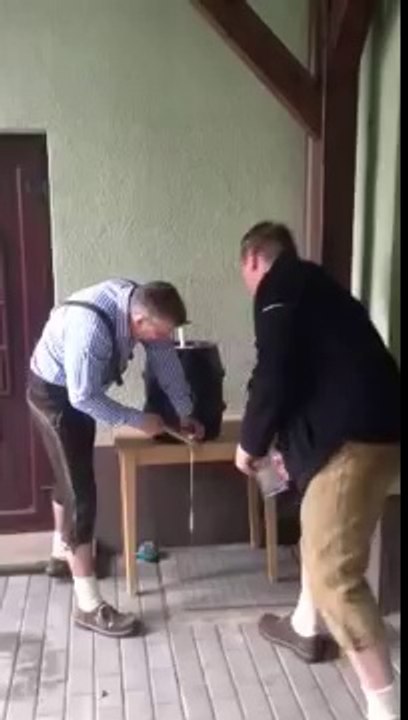 Bierfass anzapfen extrem erfolglos!