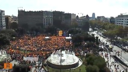 L'unionisme punxa a Barcelona (Manifestació del 12 d'octubre)