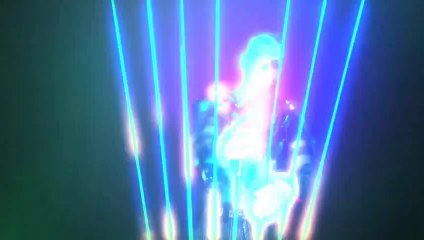 animation musicale harpe laser futuriste VAR EVENEMENTS 83
