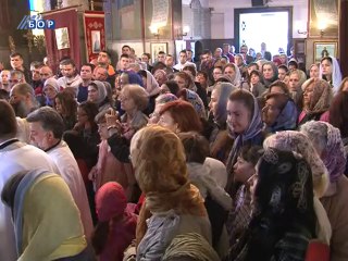 Episkop timočki Ilarion u Boru, 12. oktobar 2014. (RTV Bor)