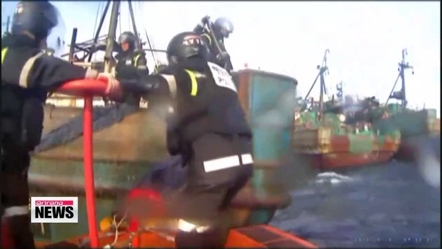 Three Chinese fishermen jailed for violence against Korea Coast Guard officers