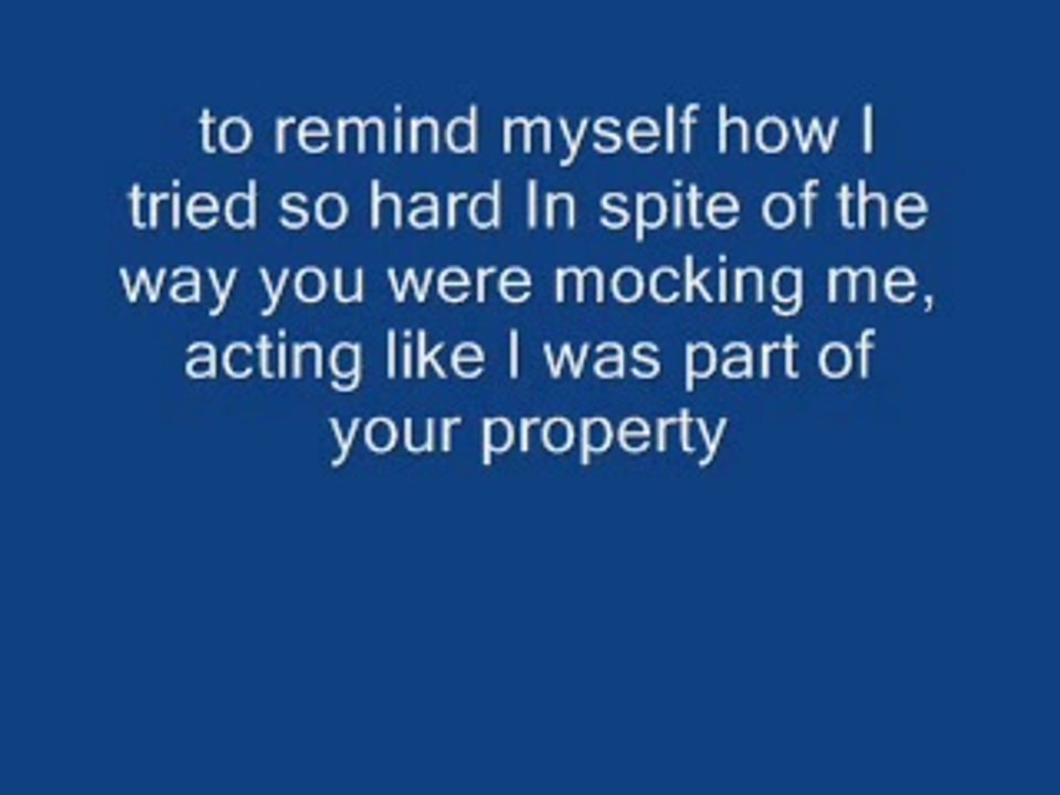 Linkin Park-In The End Lyrics