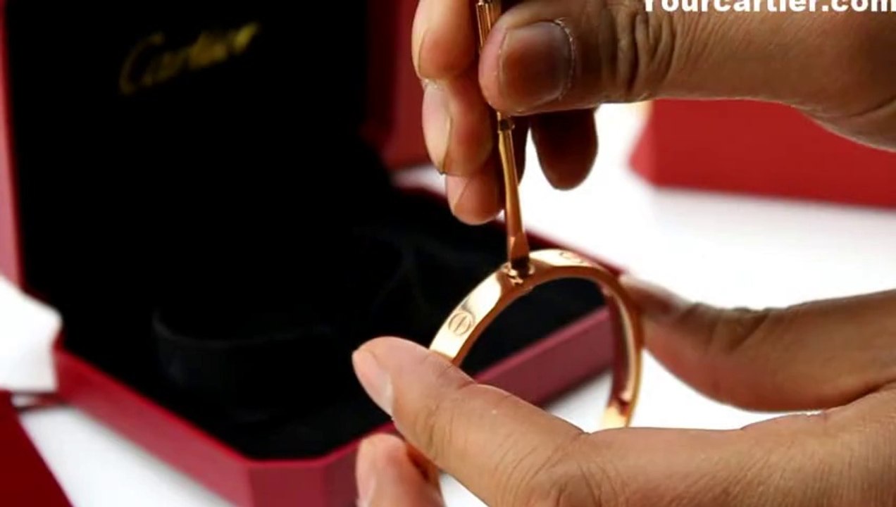 Cartier Love Bracelet-Cartier Love Bracelet Pink Gold Studded with 4 Diamonds B6036016