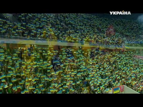 Гімн України (Україна - Македонія, 12.10.2014)