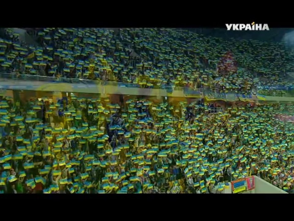 Гімн України (Україна - Македонія, 12.10.2014)