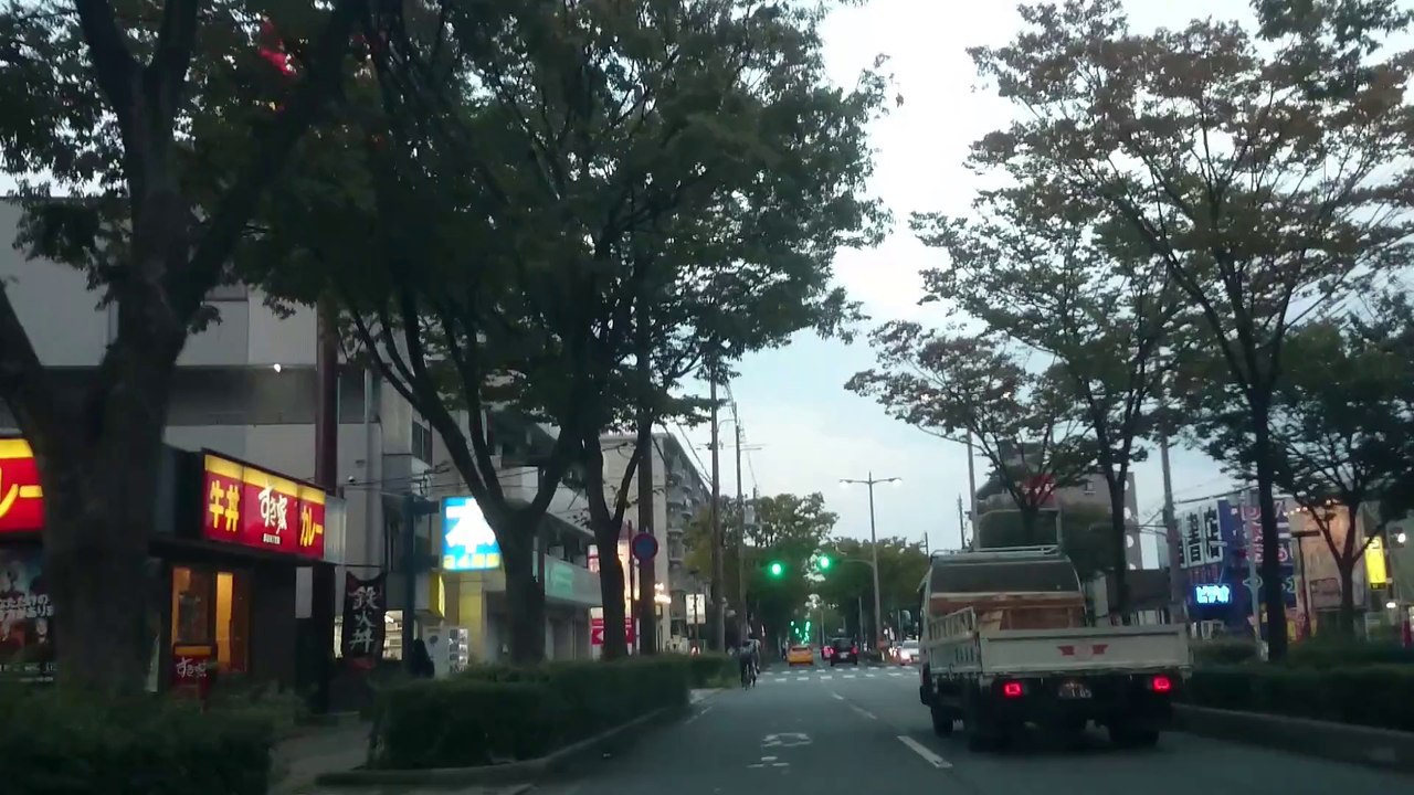 ドライブ映像　　兵庫県尼崎市の山幹通　①