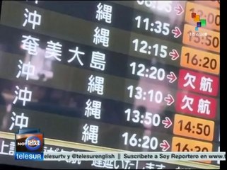 Fung-Wong golpea las principales islas de Japón