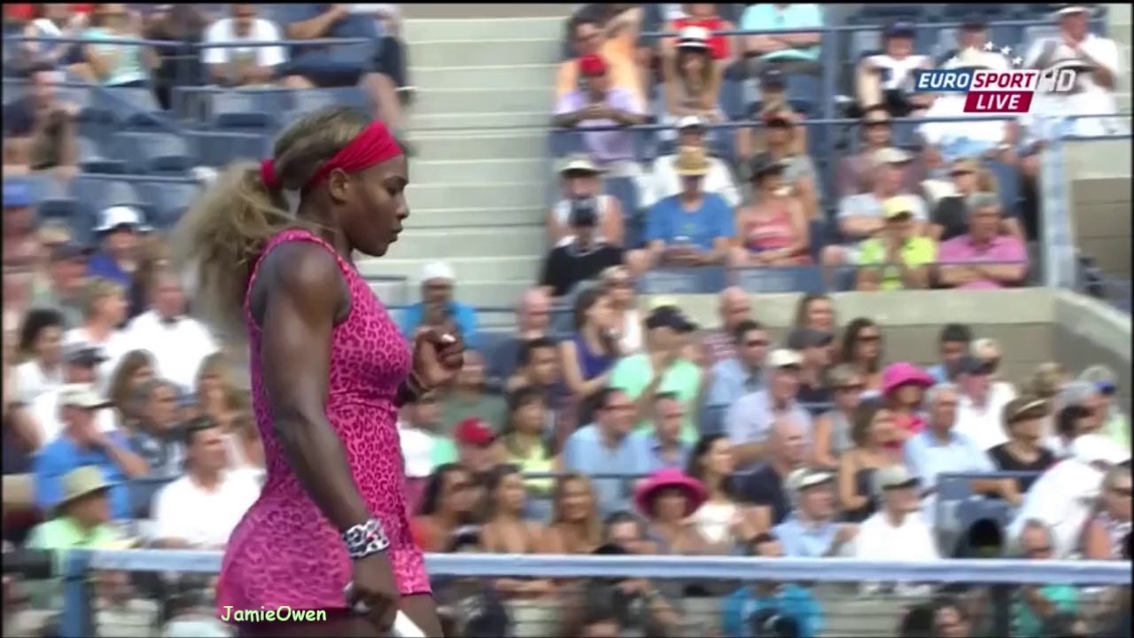 Serena Williams vs Ekaterina Makarova 2014 US Open Highlights