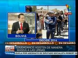 Confirma TSE de Bolivia que observadores siguen de cerca elección