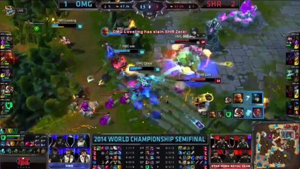 S4WC 1/2 - SHR vs OMG - Game 4 - League of Legends