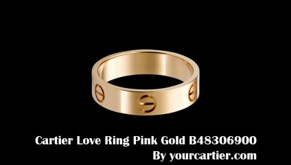 Cartier Love Ring-Cartier Love Ring Pink Gold B48306900