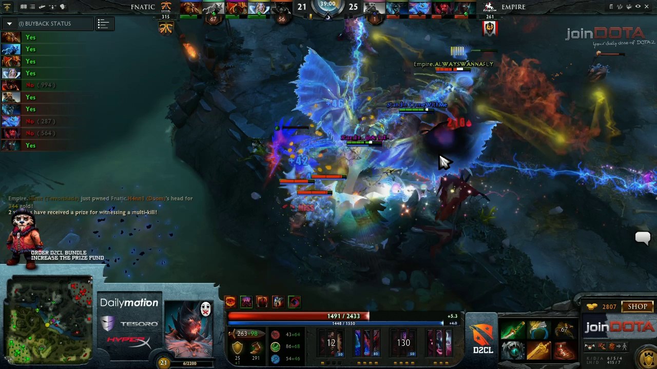 Team Empire vs Fnatic Game 2 - Dota 2 Champions League EU @TobiWanDOTA