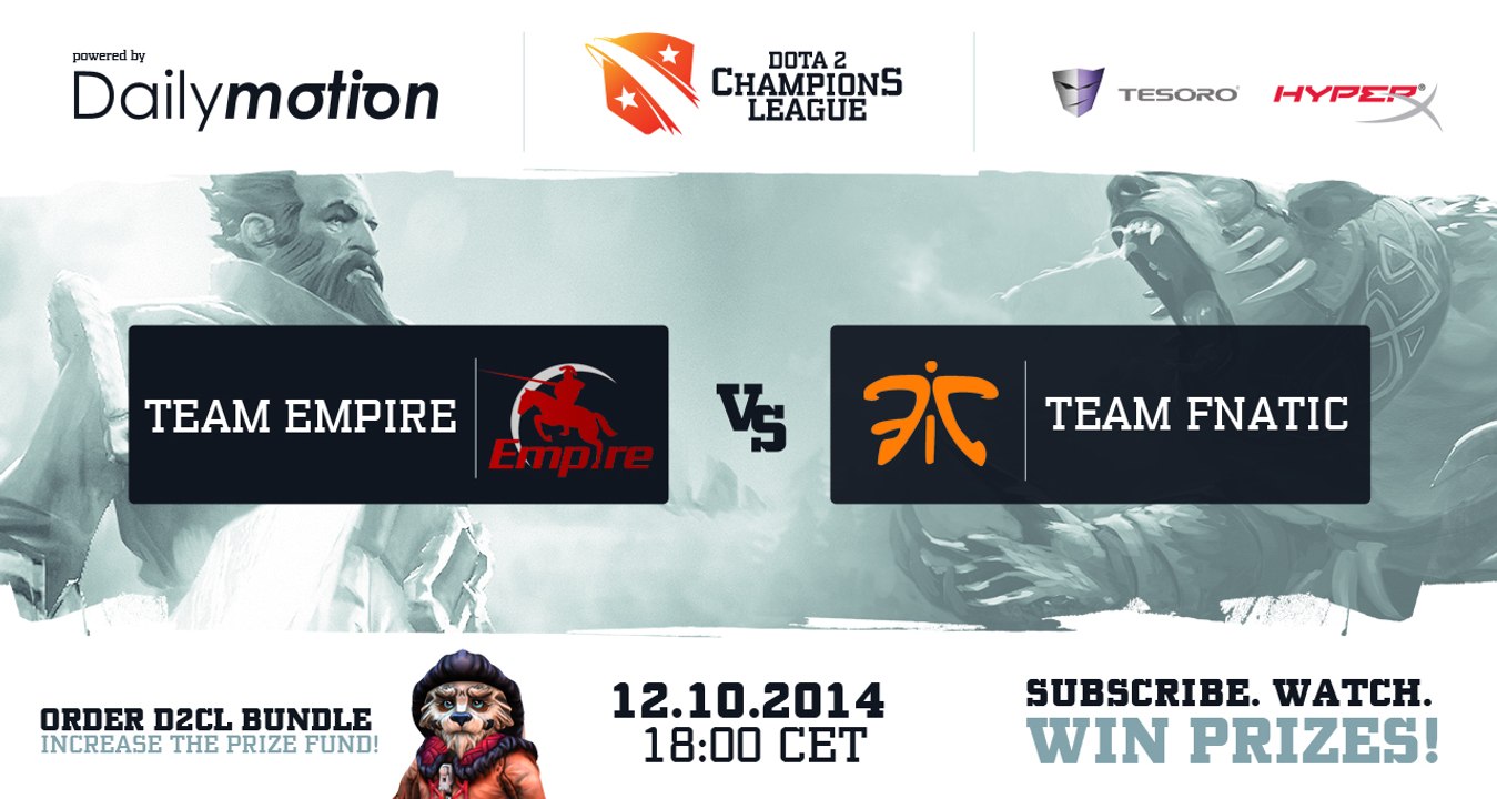 Team Empire vs Fnatic Game 1 - Dota 2 Champions League EU @TobiWanDOTA