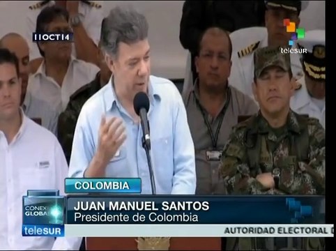 Pdte. Santos preside incorporación de corbeta a la armada colombiana