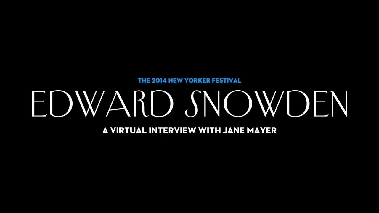 snowden - virtual interview from  10-11-2014  part 1