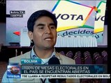 Elección presidencial marcha en orden en todo Bolivia: TSE