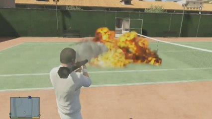 GTA V FUNNY TENNIS