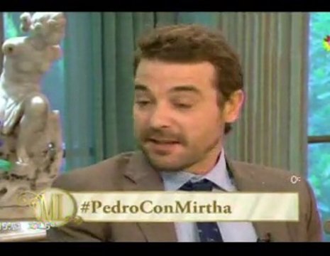 Pedro en Almorzando con Mirtha Legrand 4 (respeto-invitación casamiento- Más enamorados... -saludos a Paula) - 12 de Octubre