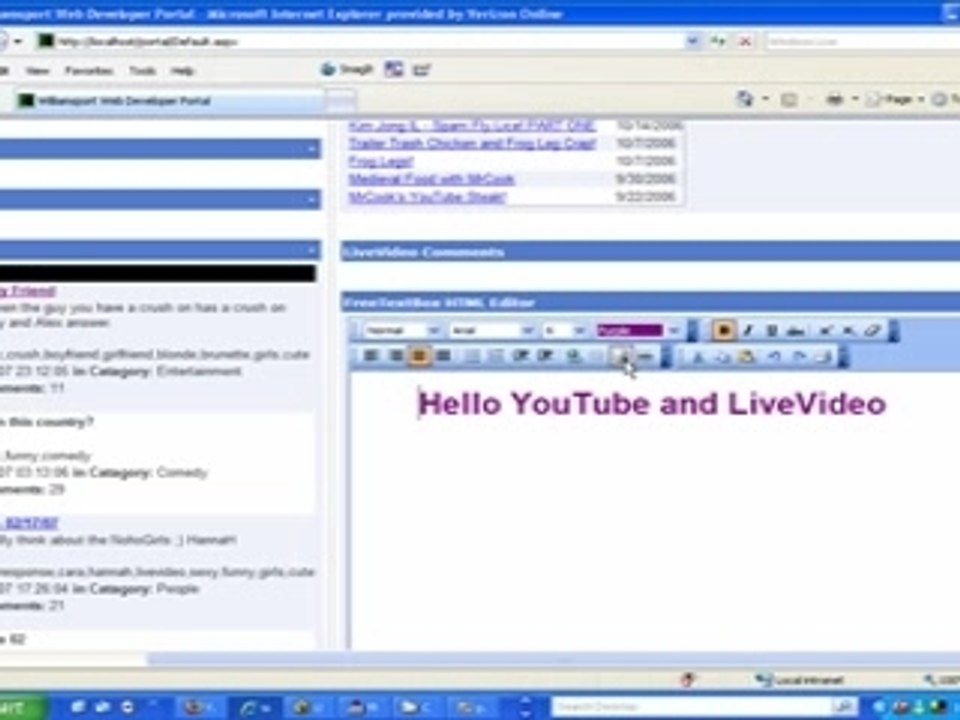 Mashup With ASP.NET 2.0 Web Parts