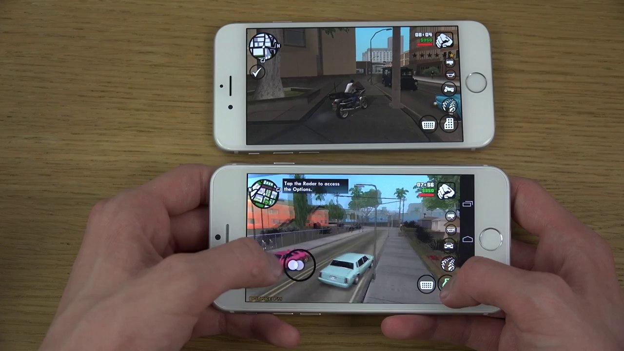 GTA San Andreas iPhone 6 vs. Goophone I6 4K Gameplay Review