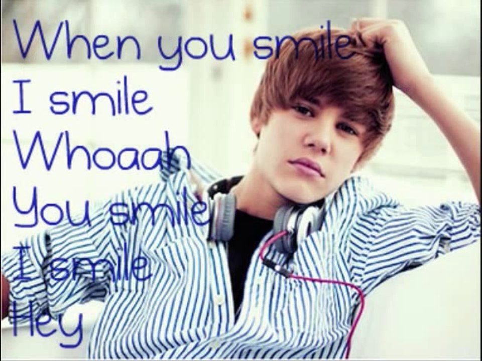 Justin Bieber - U smile - lyrics_youtube_original
