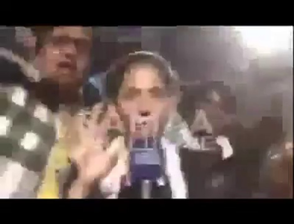 pti workers misbehave with female news reporter - Video Dailymotion