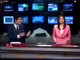 Pakistani news Anchor behind the Camera