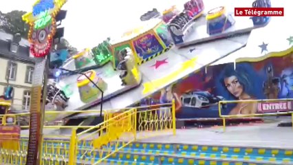 Morlaix. La douche à la Foire Haute