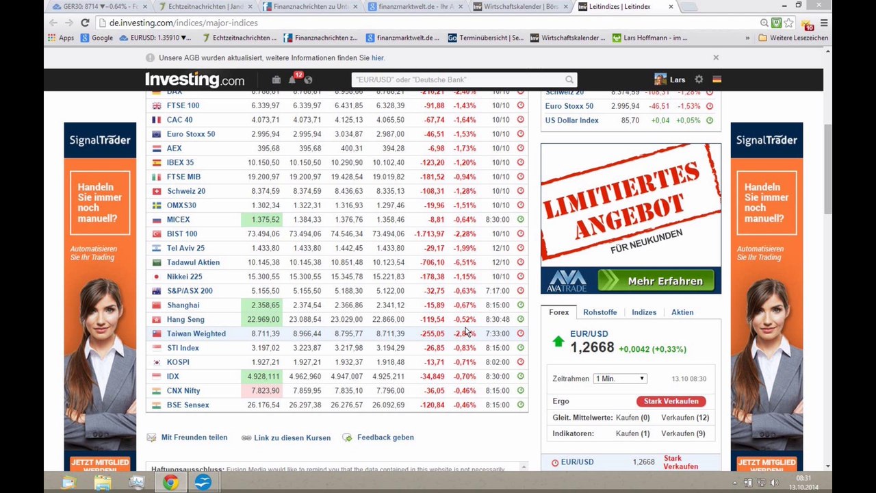 Chinas Handel belebt 2014-10-13