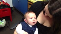 İşitme Problemi Olan 7 Haftalık Bebeğin Sesleri İlk Kez Duyuşu ve Şaşkınlığı